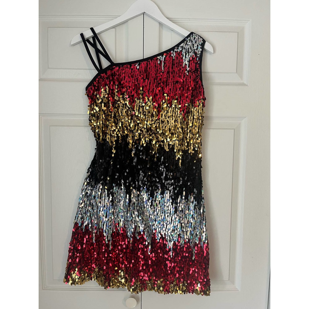 Double Platinum Sequined Red, Black,Silver, Gold Dance Swiftie Eras Tour…